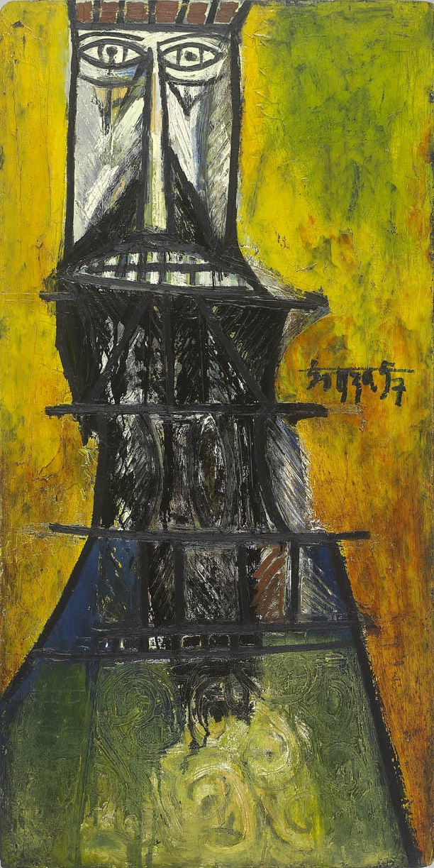 Francis Newton Souza, The King, 1957