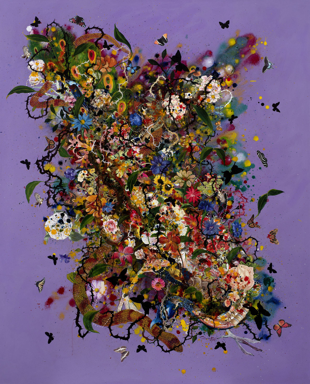 Priyantha Udagedara, Garden of Earthly Delight III, 2016