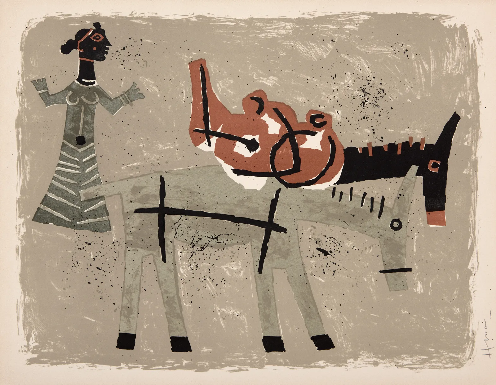 Maqbool Fida Husain, Untitled, c.1958