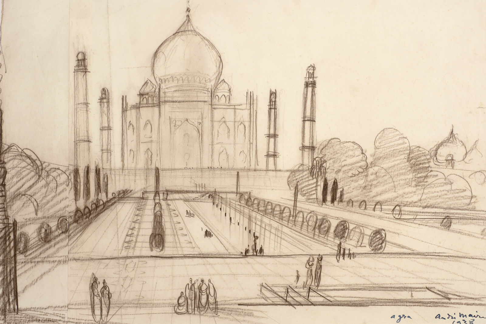 André Maire, The Taj Mahal, Agra, 1938