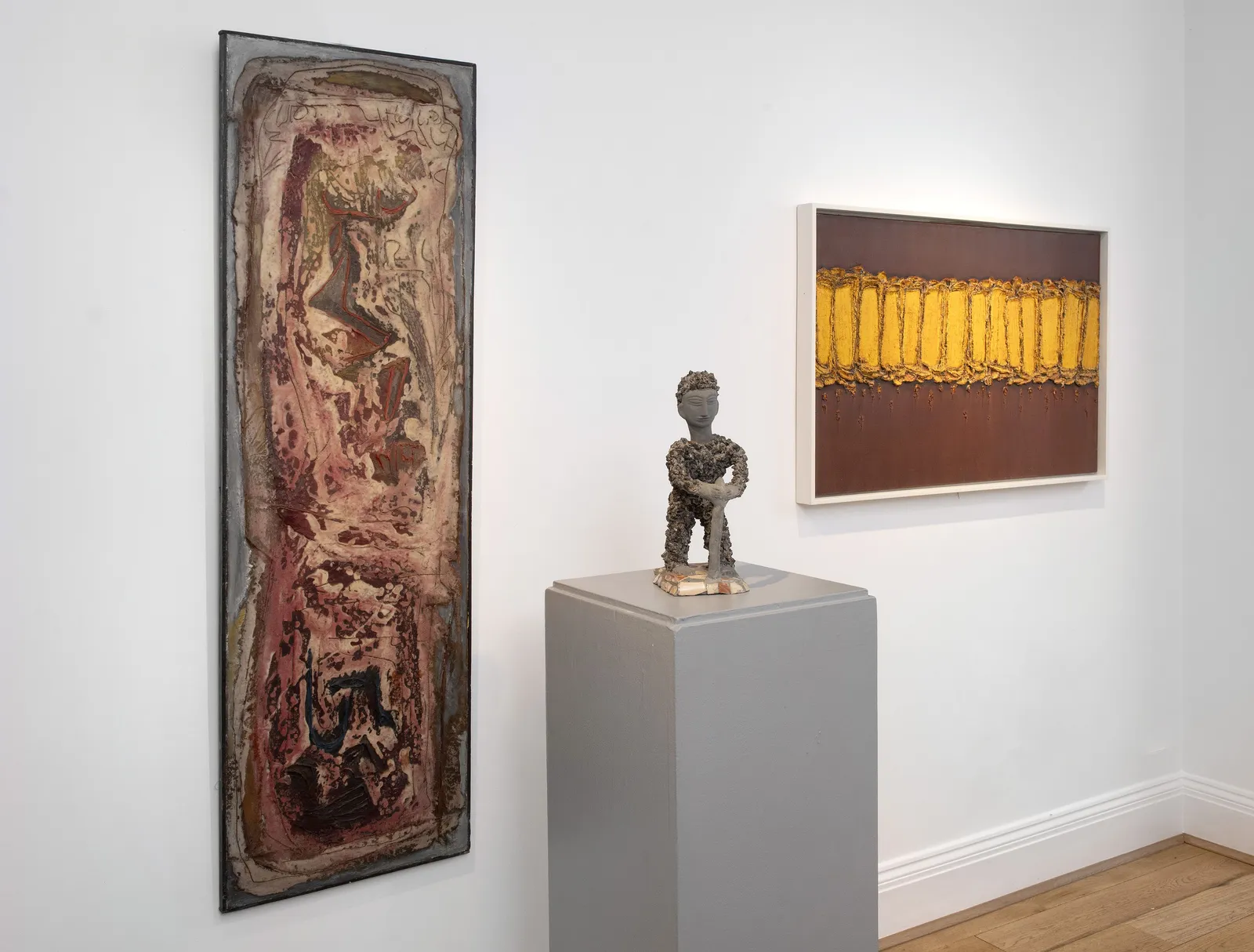 Mohan Samant, Untitled (Composition in Red and Blue), 1964