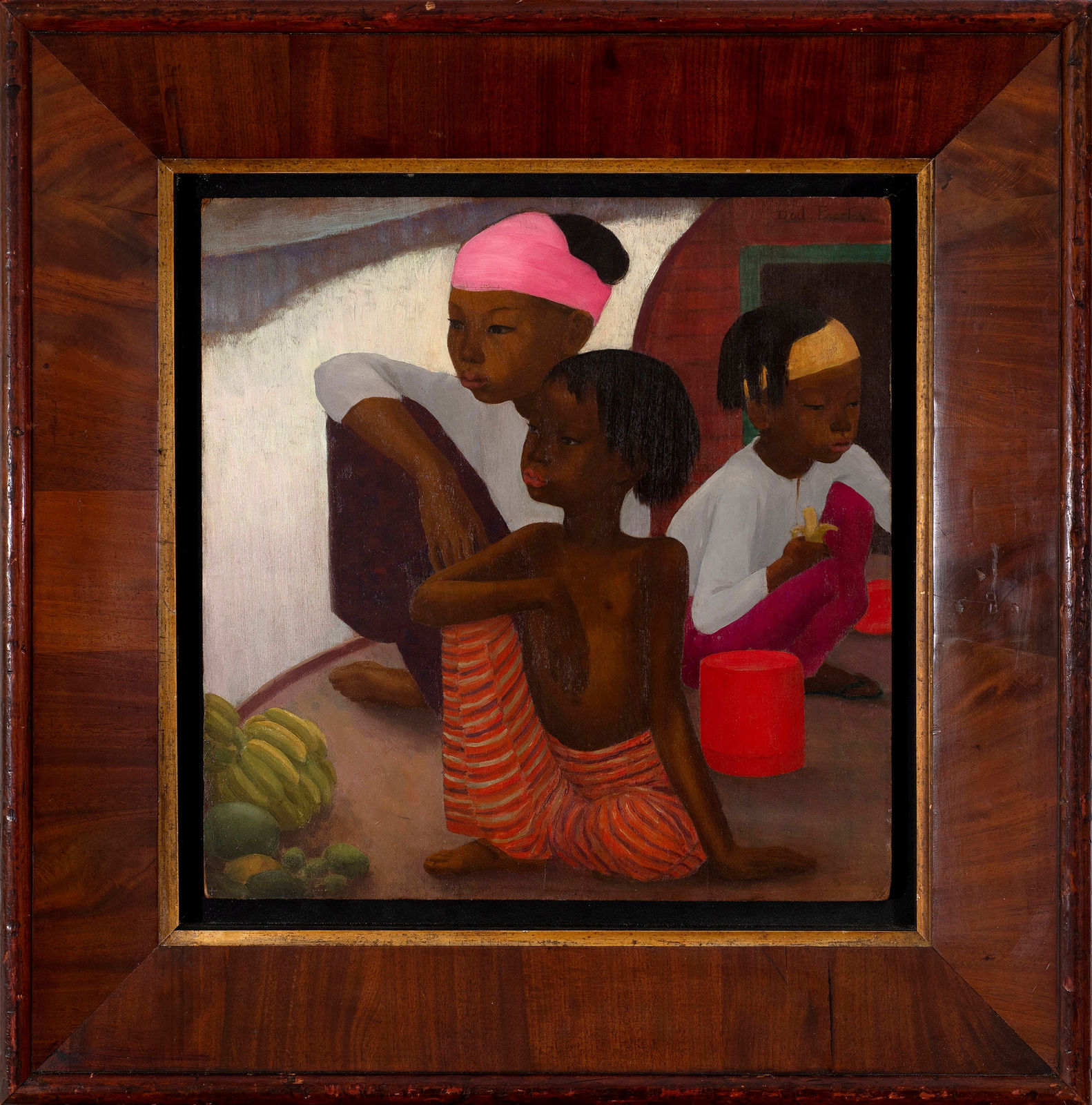 Dod Procter, Burmese Children on the Irrawady, 1920