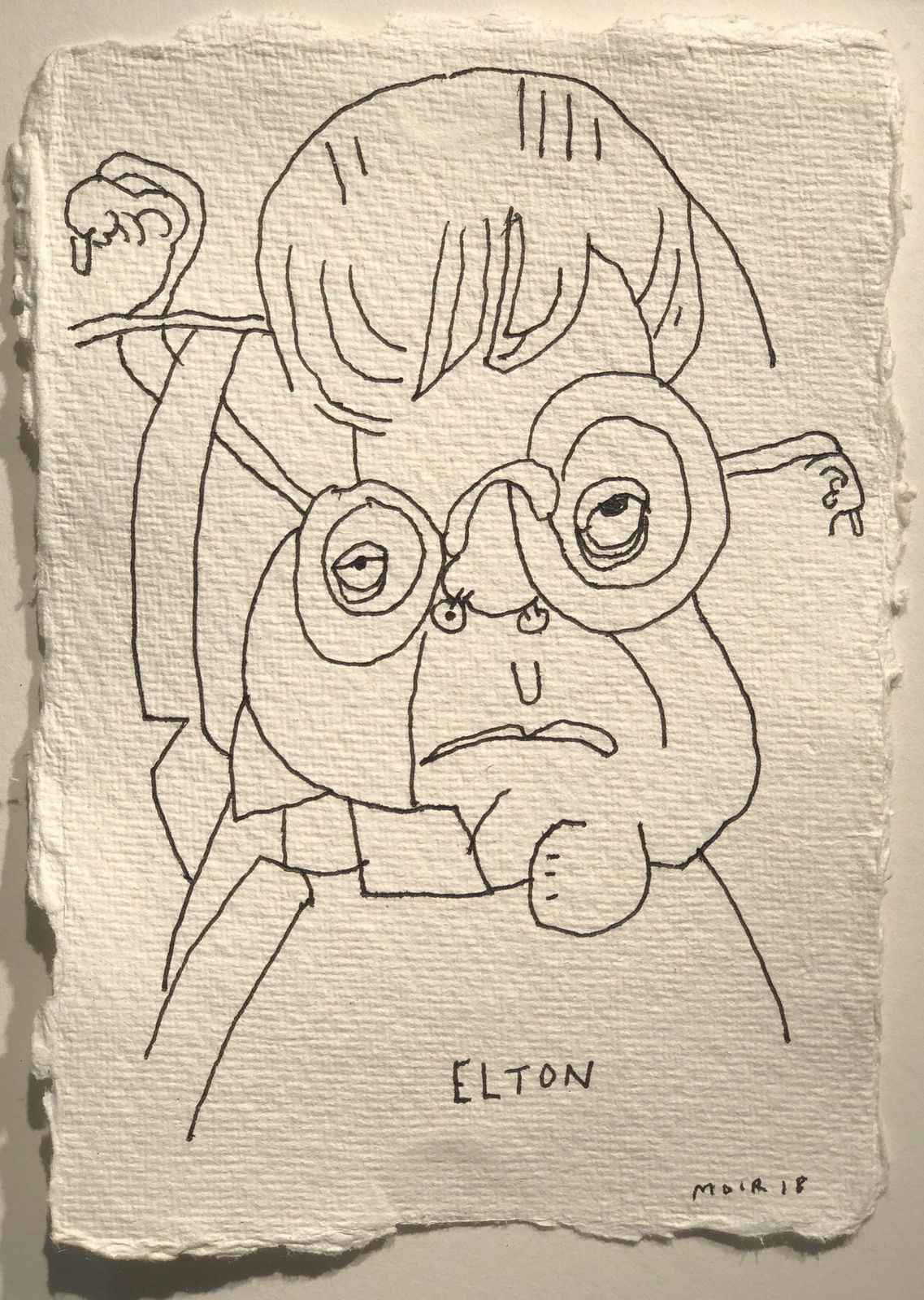 Jim Moir, Elton John, 2018
