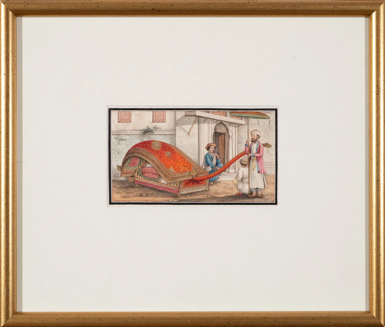 Scene with palanquin, c.1830