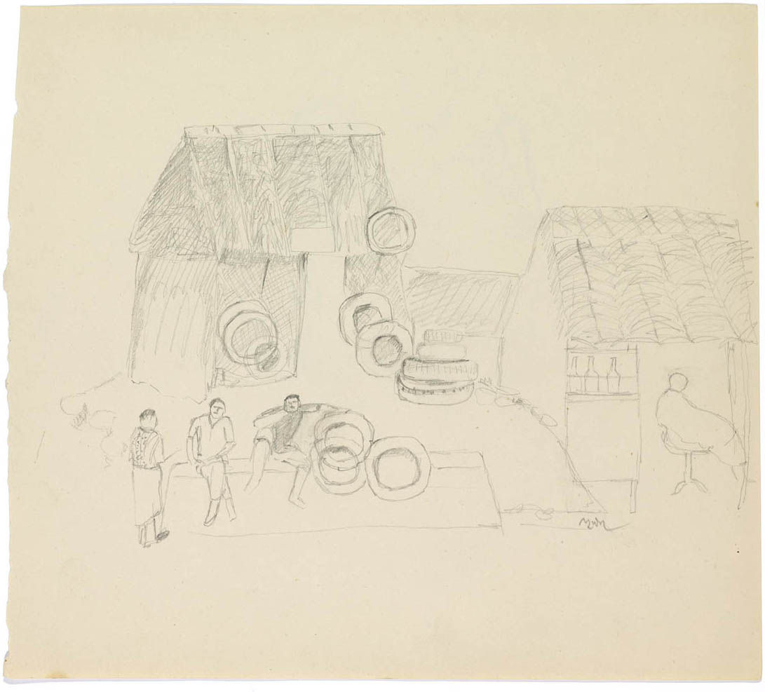 Bhupen Khakhar, Study for Guru Jayanti