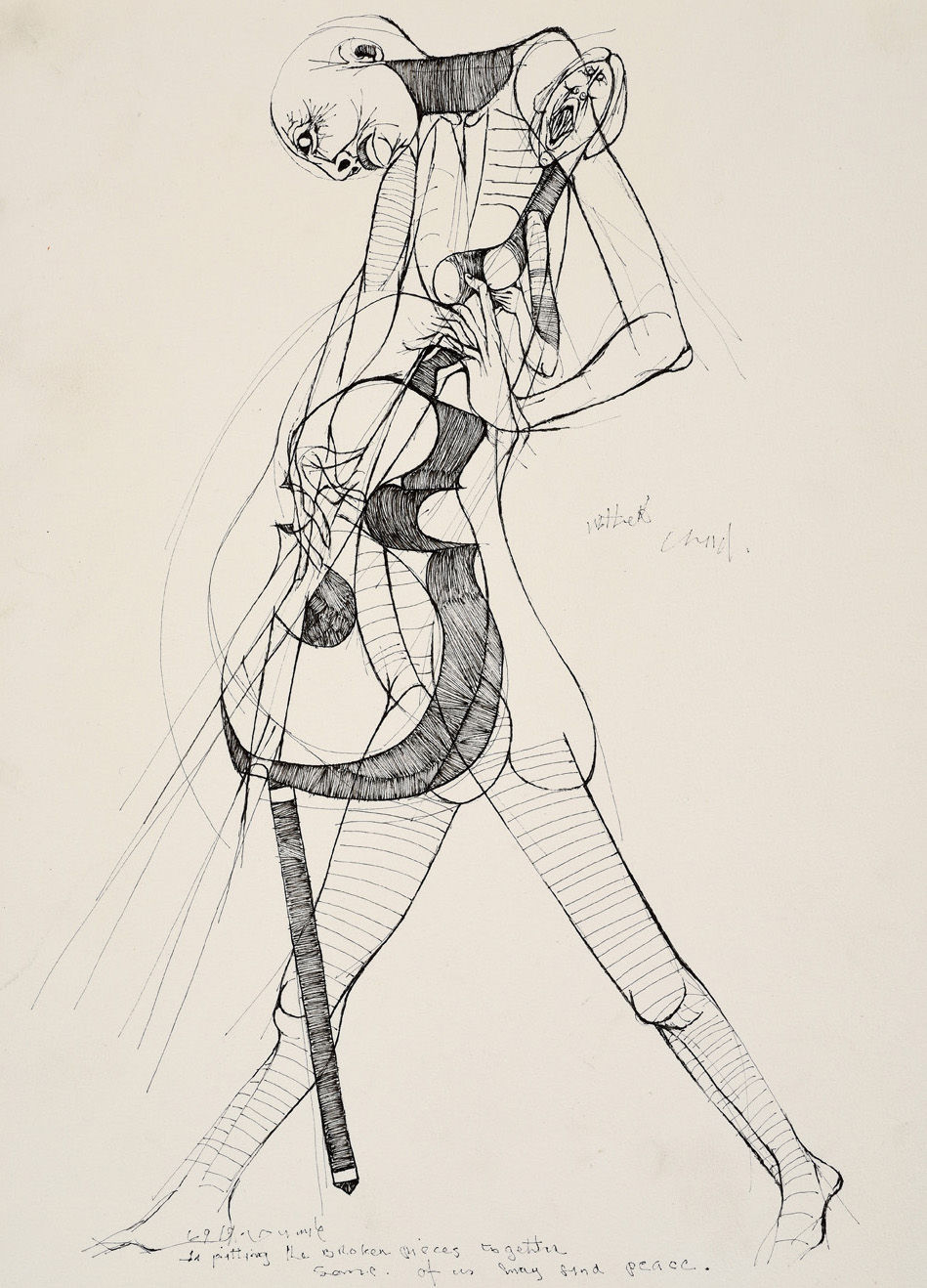 Dumile Feni, In putting the Broken pieces together some of us may find peace, 1969