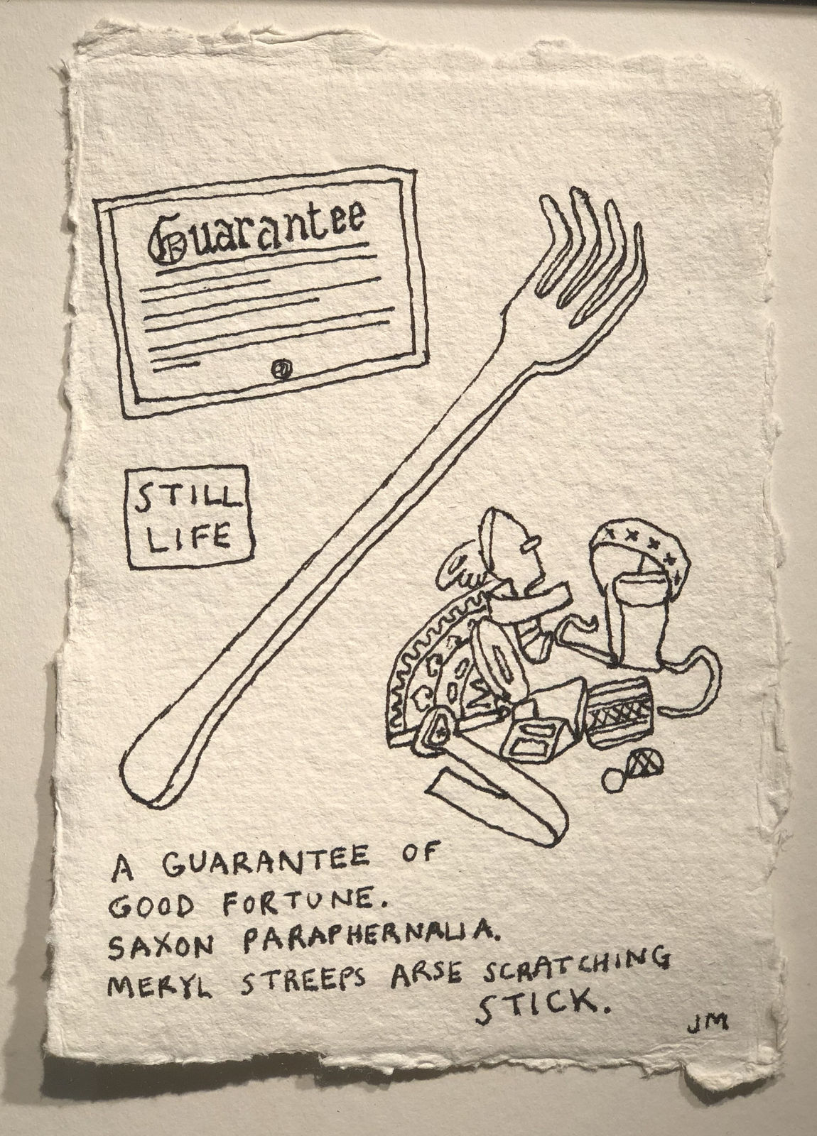 Jim Moir, Still Life with Guarantee, 2018