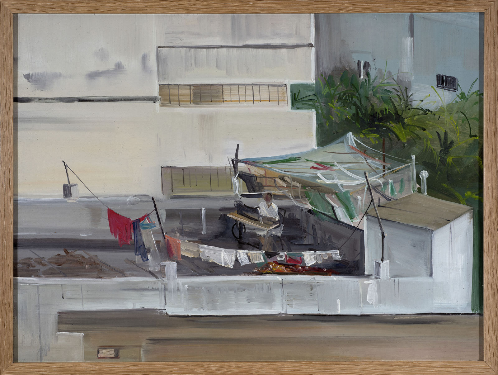 Shibu Natesan, A Tailor on Rooftop, Srikalahasti, Andhra Pradesh, India, 2019