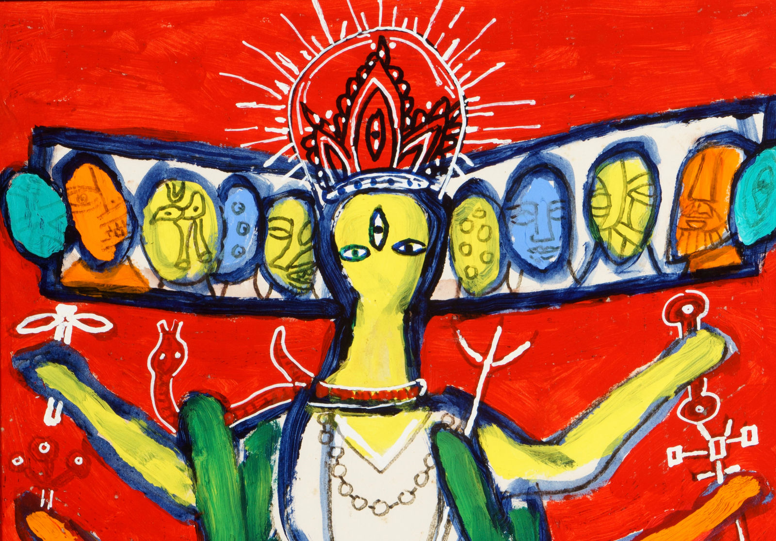 Francis Newton Souza, Ravanna, 1995