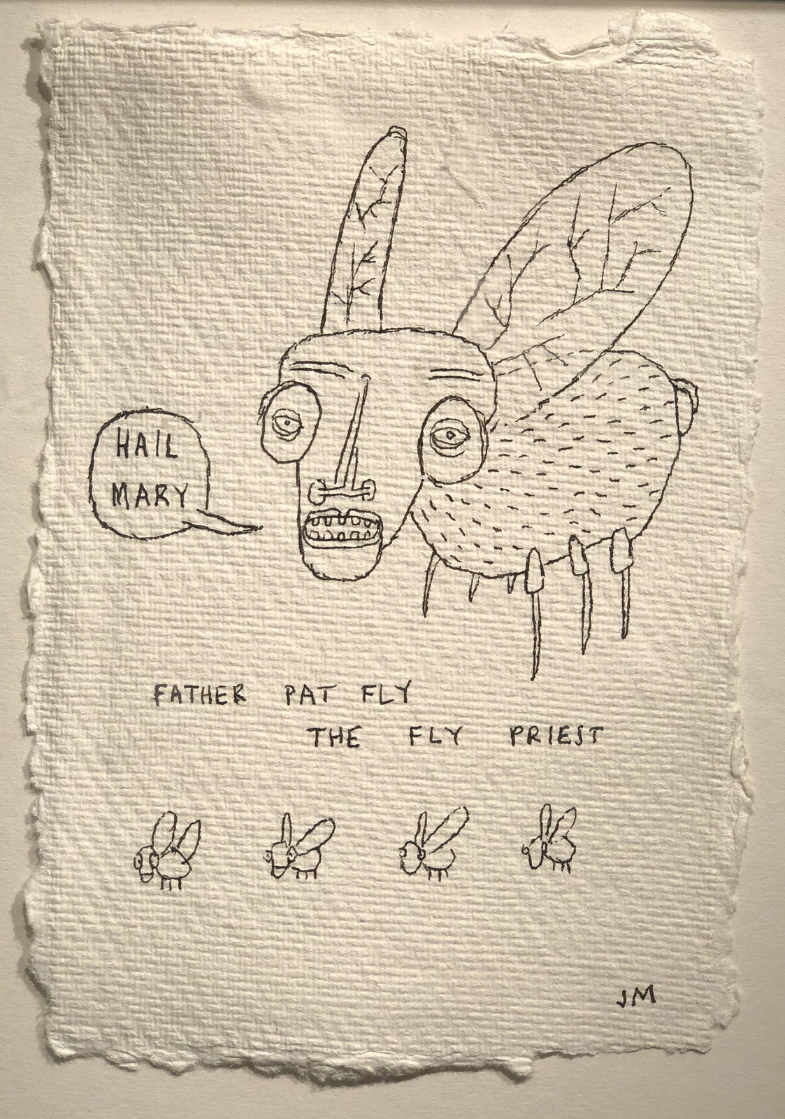 Jim Moir, Father Pat Fly, 2018