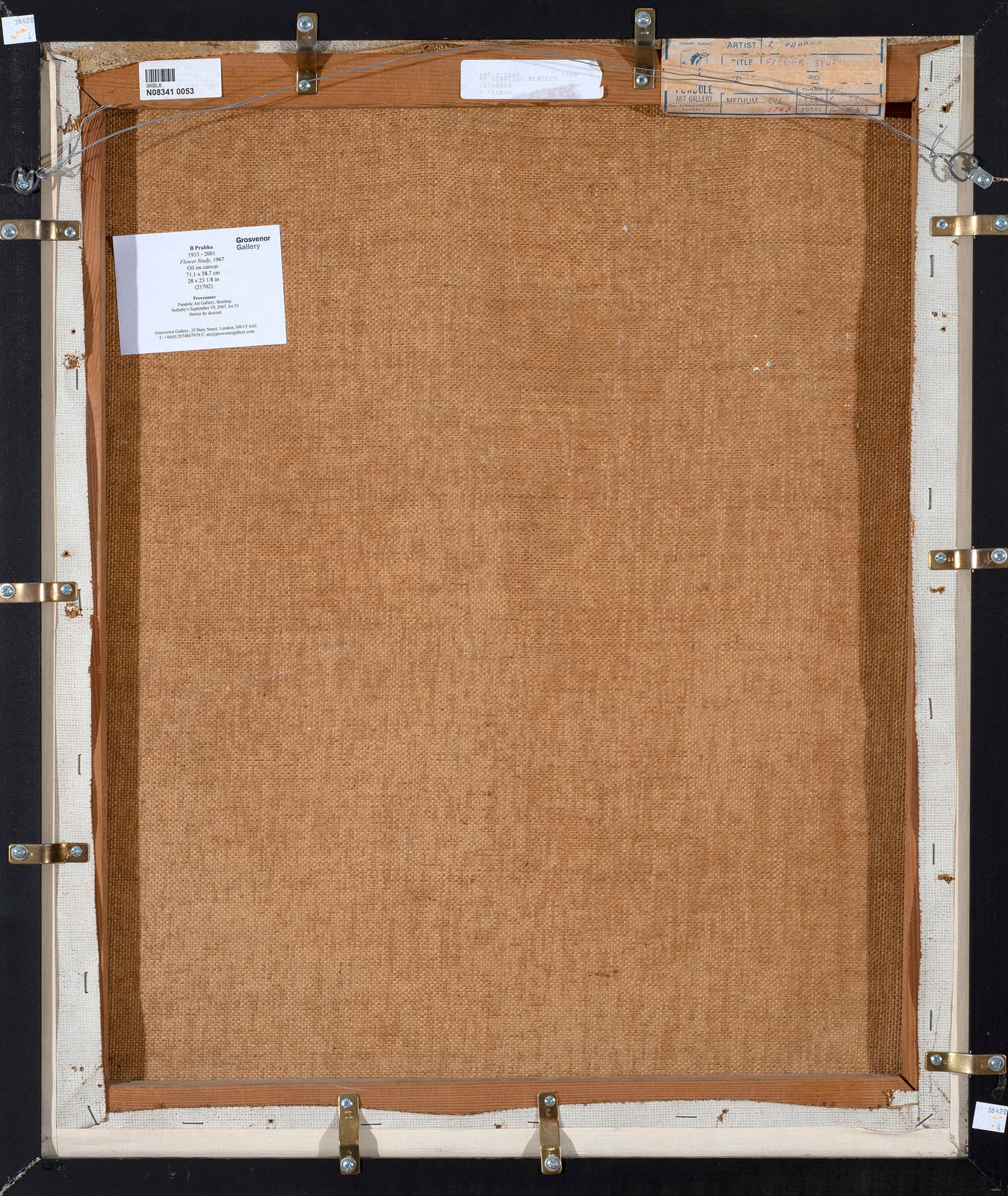 B Prabha, Flower Study, 1967