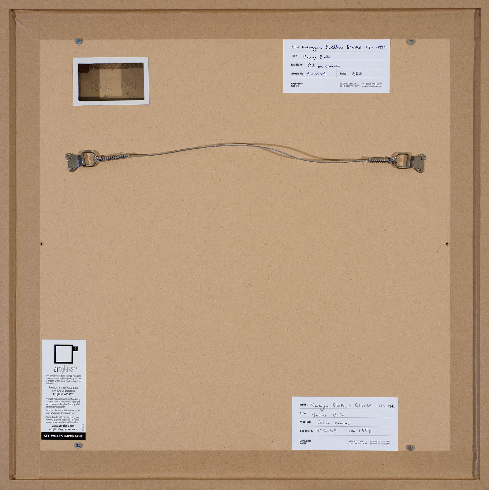 Narayan Shridhar Bendre, Young Birds, 1958