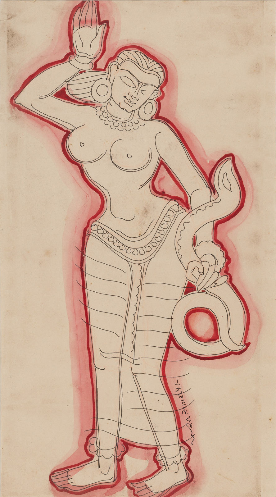 Piraji Sagara, Untitled (Dancer)