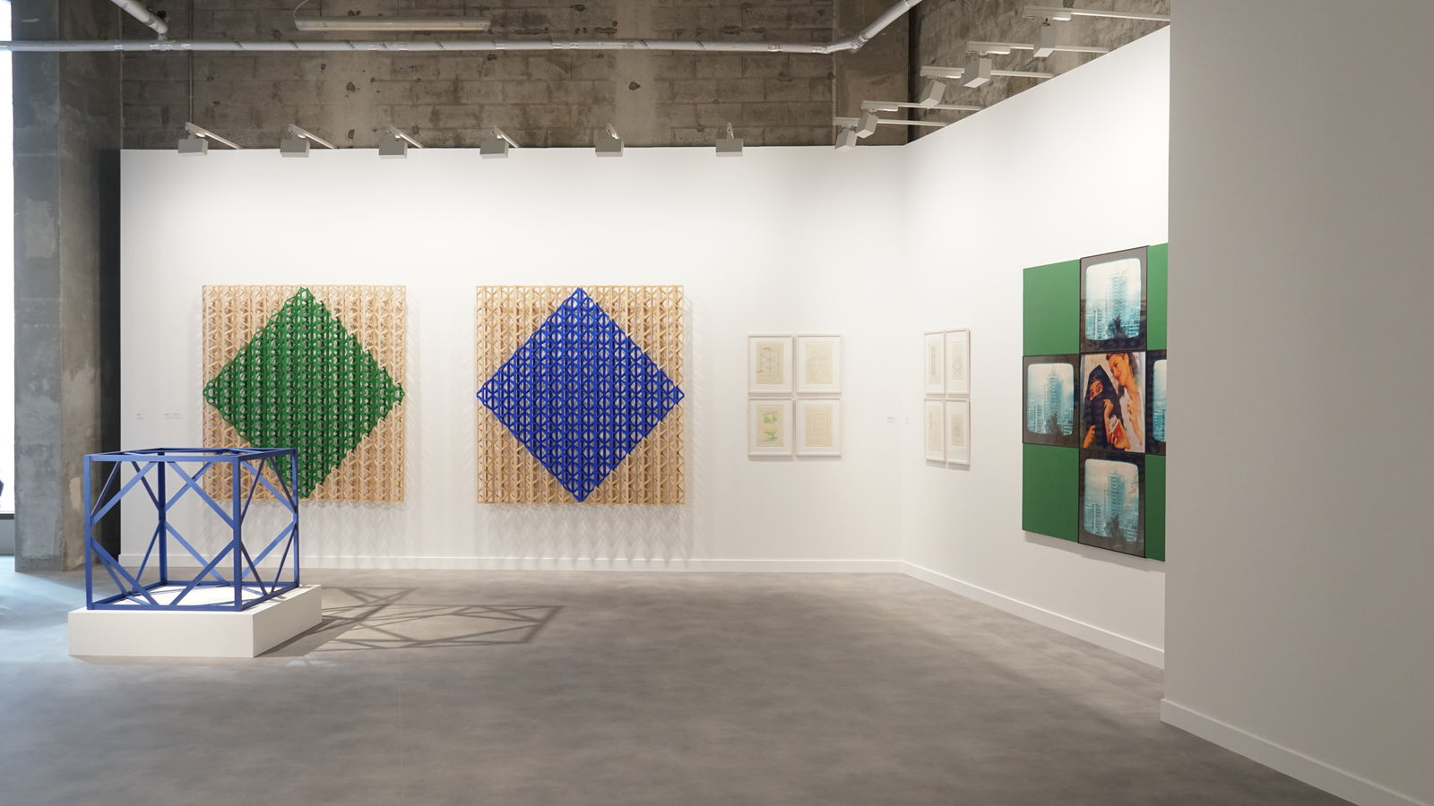 Rasheed Araeen, Green Square, 2015