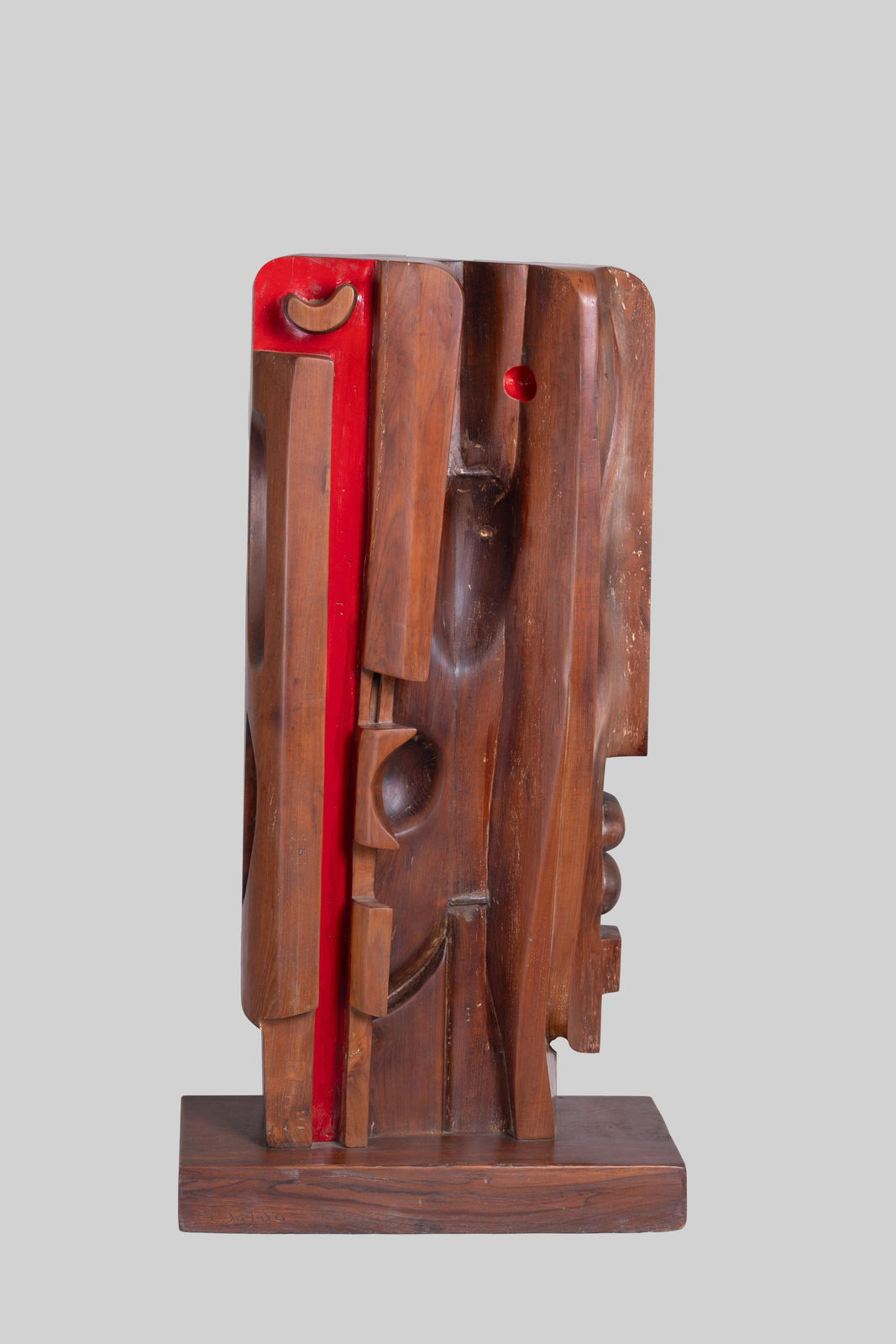 Piraji Sagara, Untitled (Geometric Heads), c. 1980-90