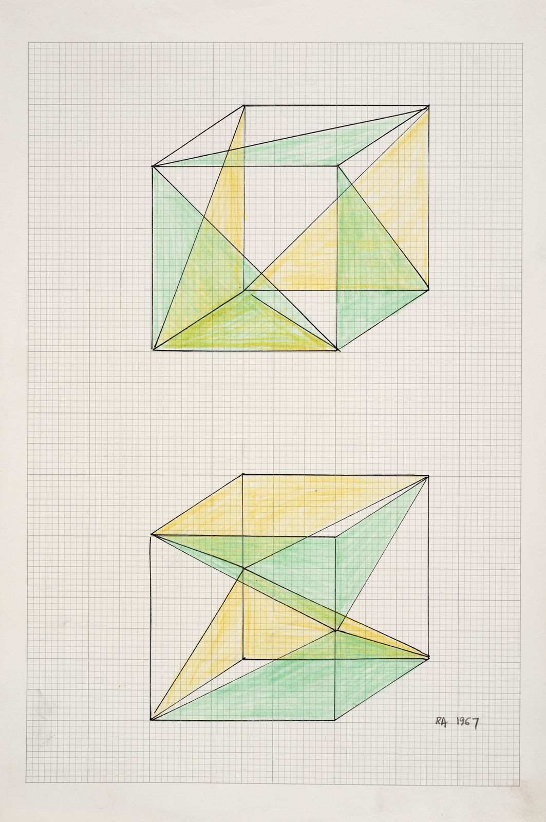 Rasheed Araeen, Untitled, 1 (Set of 4), circa 1960-1970s