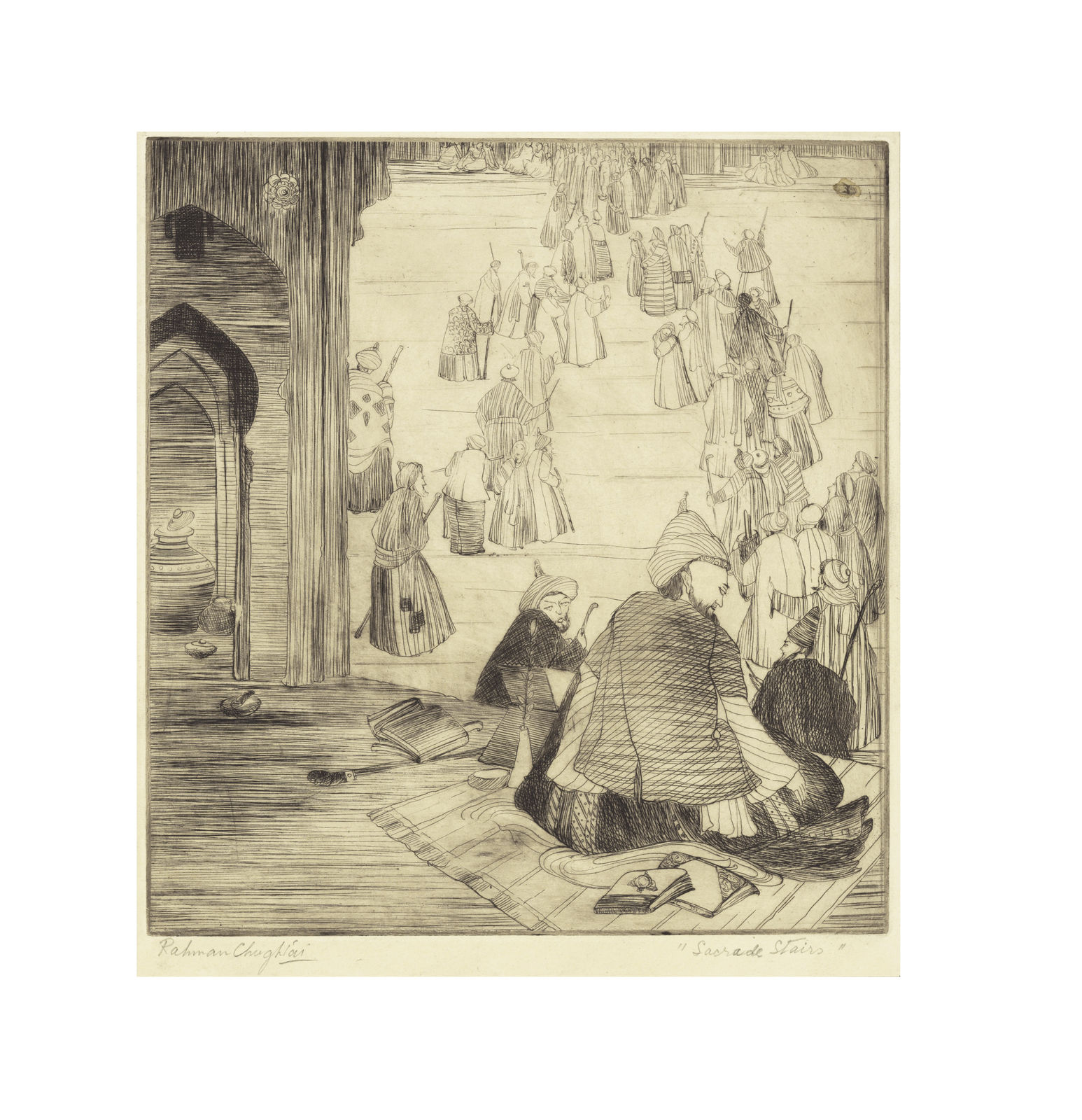 Abdur Rahman Chughtai, Sacred Stairs