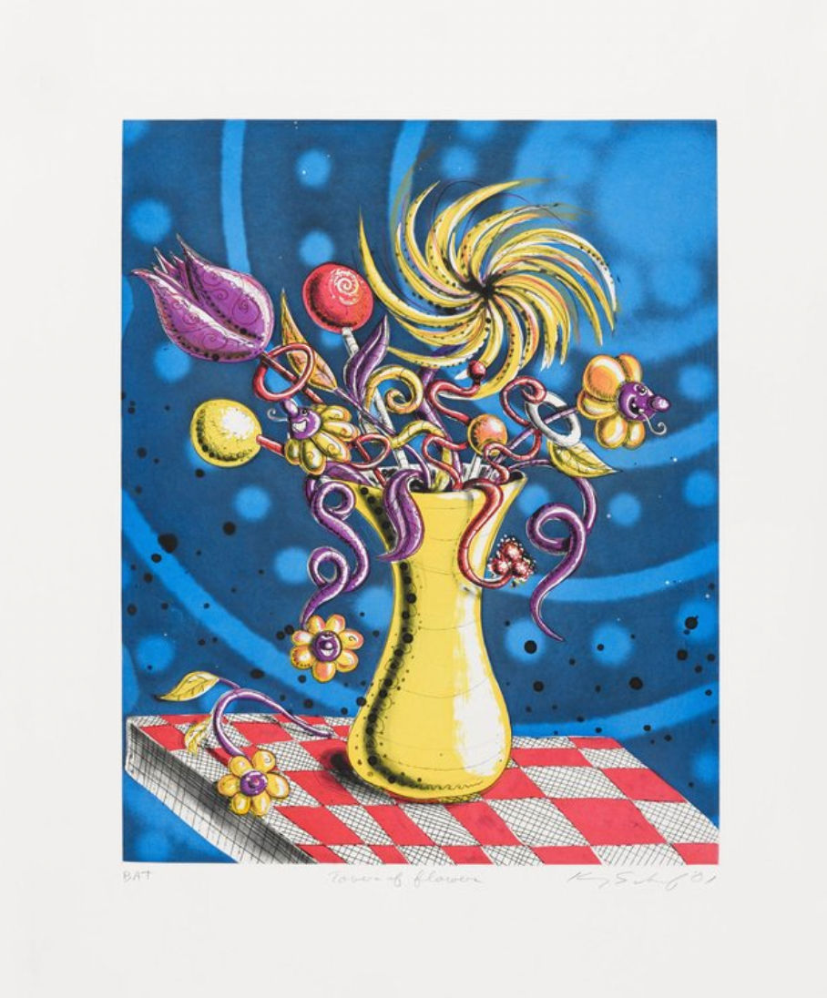 Kenny Scharf, Tower of Flowers, 2001