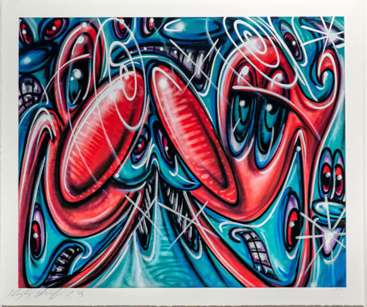 Kenny Scharf, Newazy, 2023