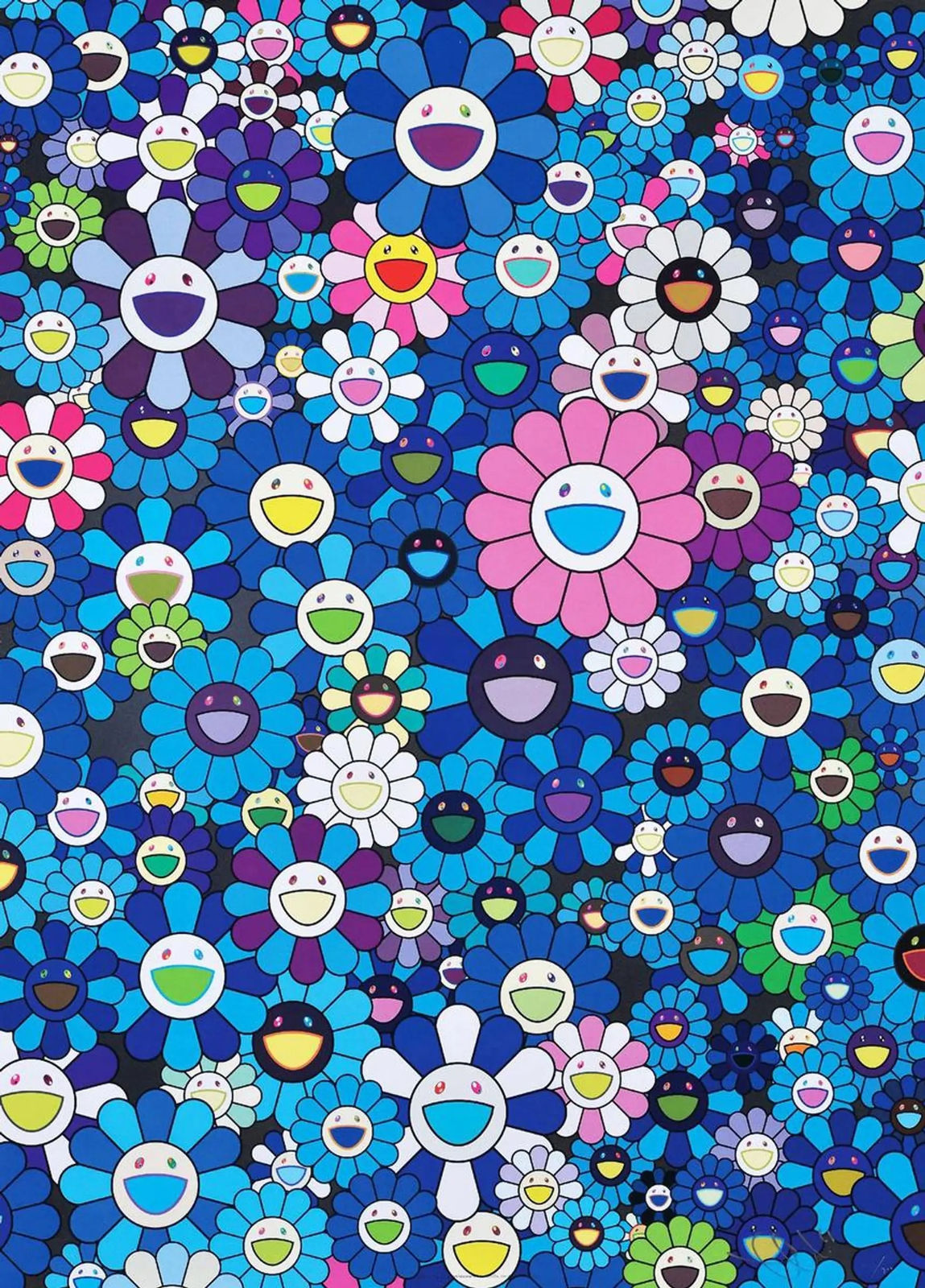 Takashi Murakami, An Homage To Yves Klein Blue, 2012