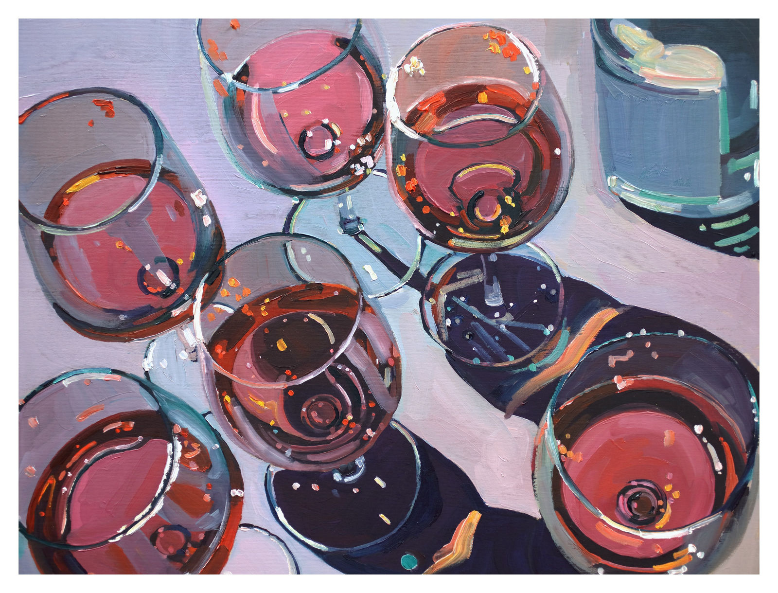 Erika Lee Sears, Wine Glasses, 2021