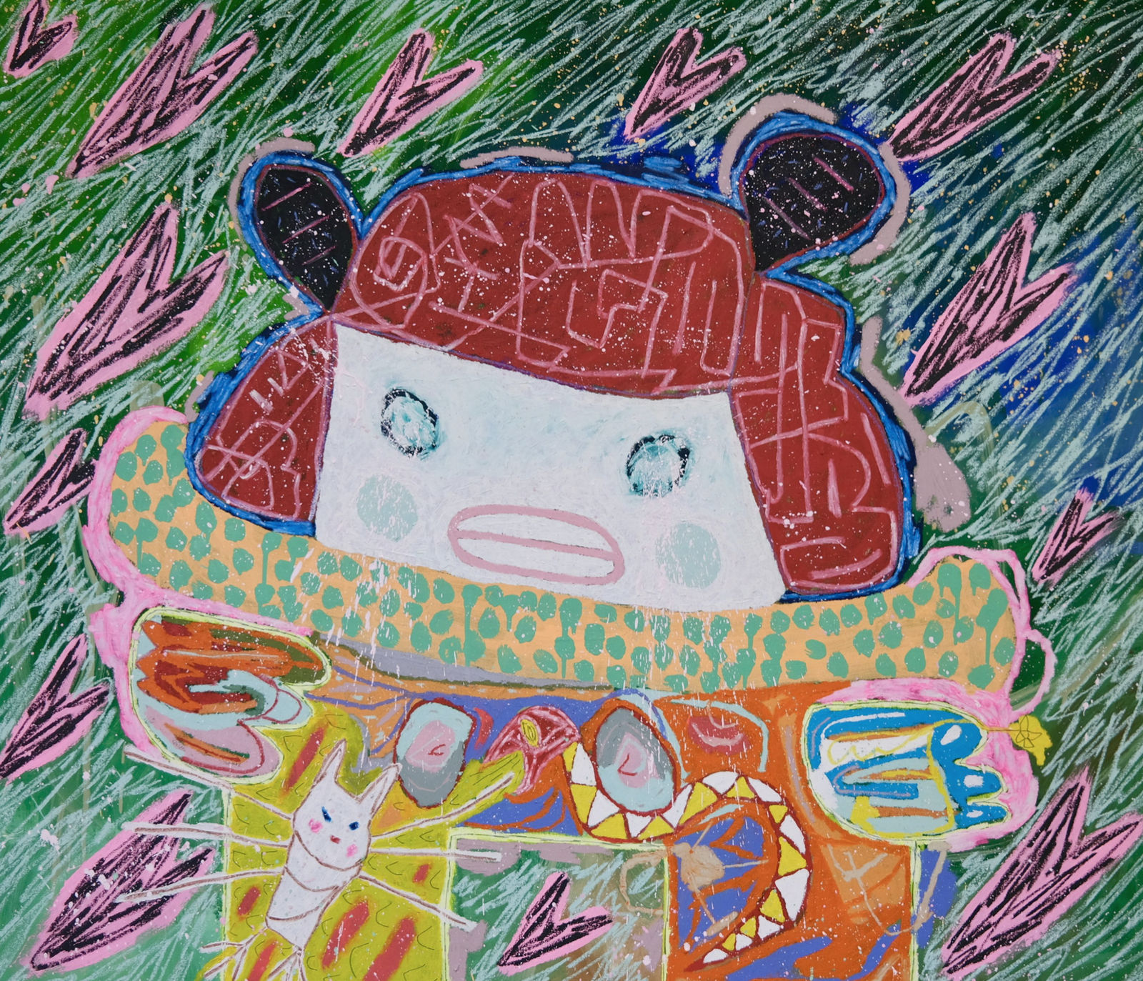 Adam Handler, In a Misty Blaze Girl, 2023