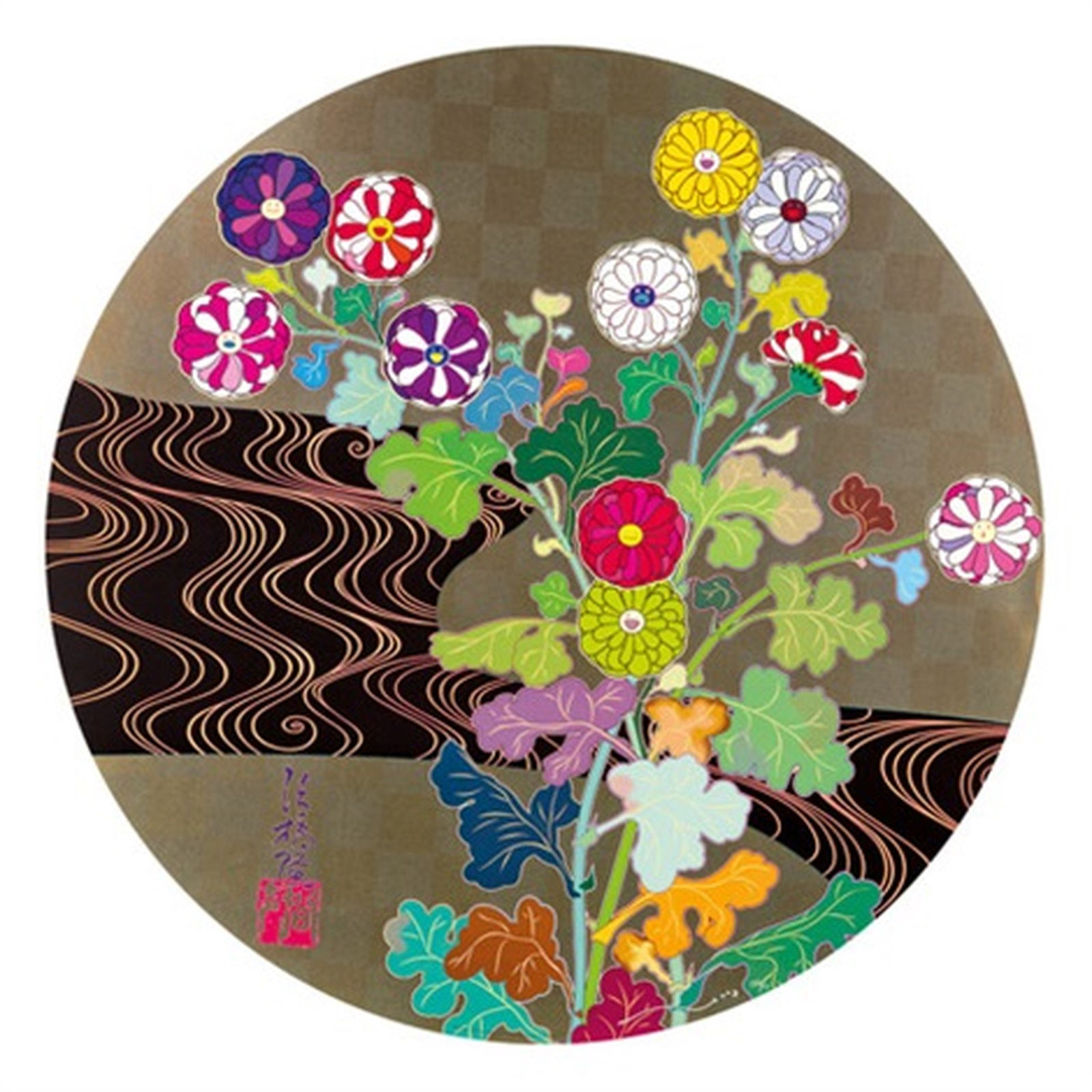 Takashi Murakami, Kansei Korin Gold, 2010