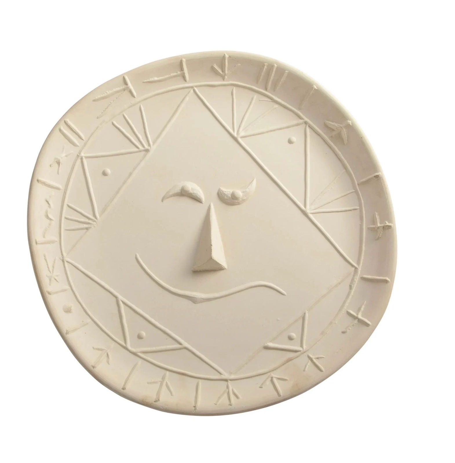 Pablo Picasso, Visage géométrique, 1956