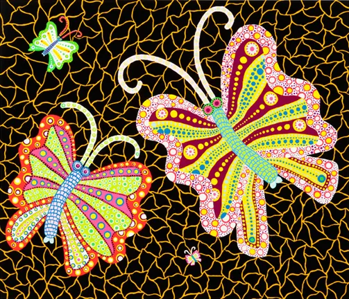 Yayoi Kusama, Butterflies, 1989