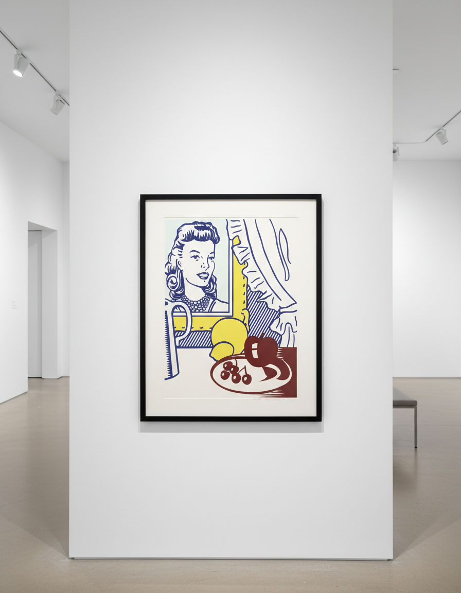 Roy Lichtenstein, Still Life With Portrait (C.131), 1974