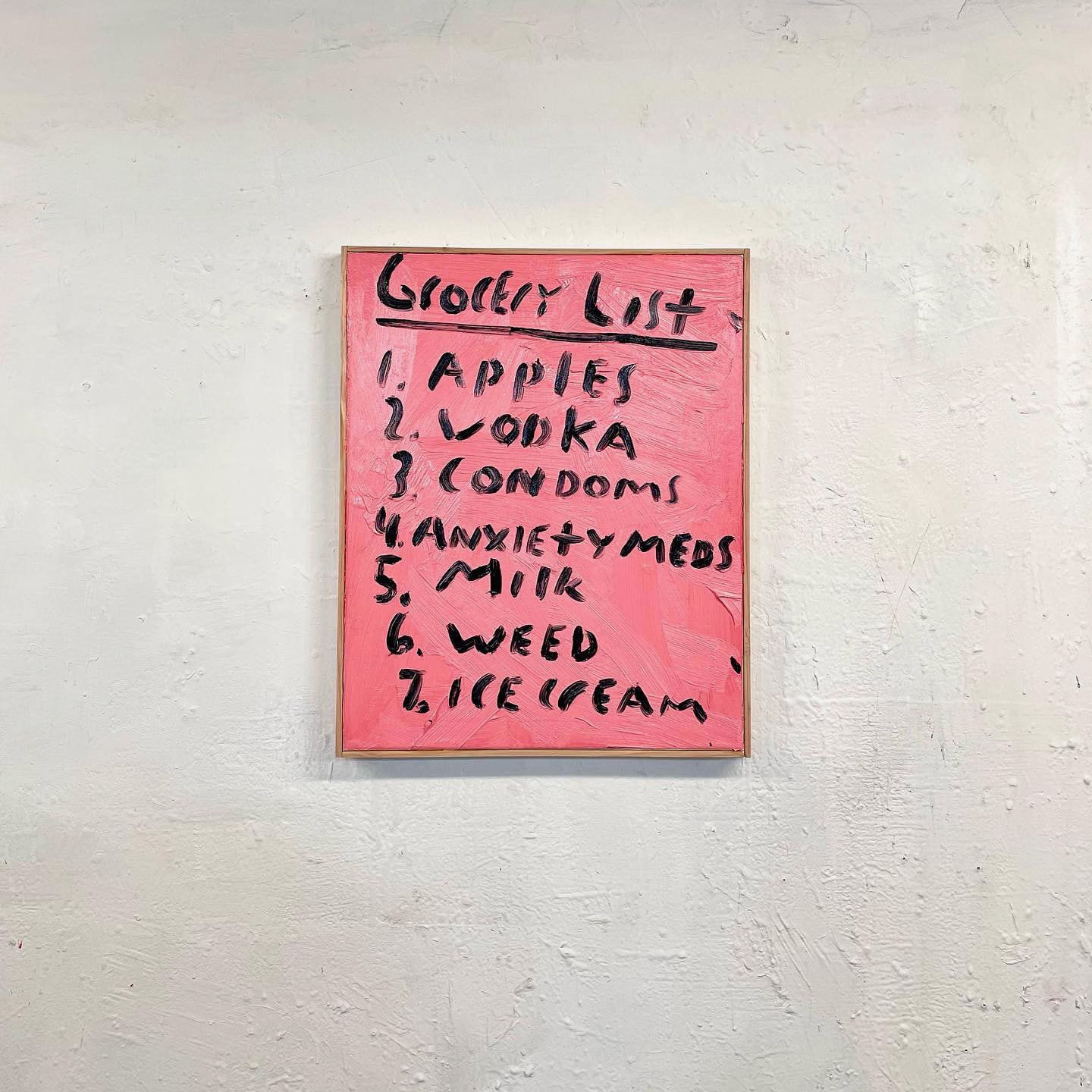 Eric Stefanski, Grocery List, 2023