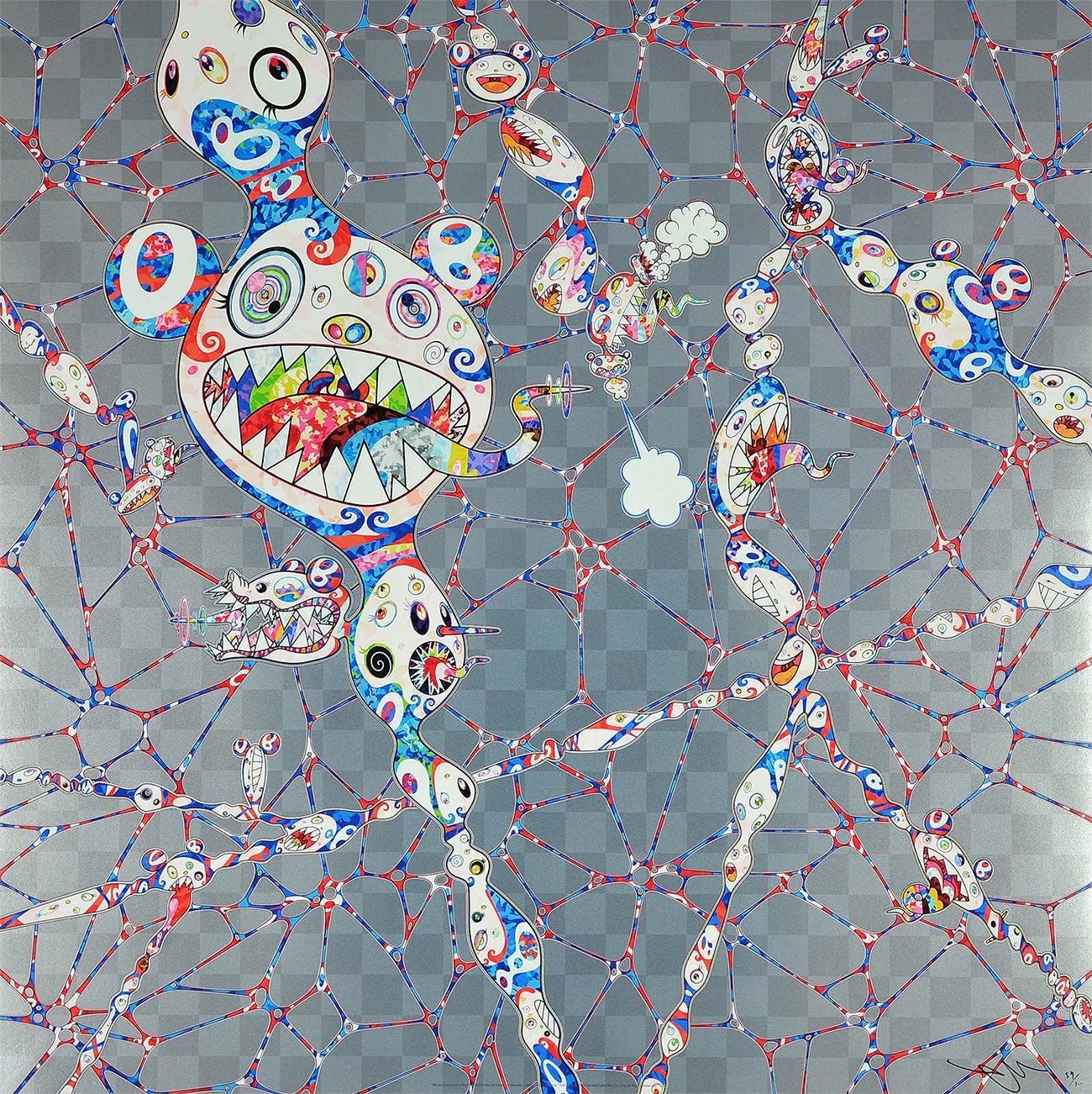 Takashi Murakami, We Are Destined To Meet Someday! But For Now, We Wander In Different Dimensions, 2016