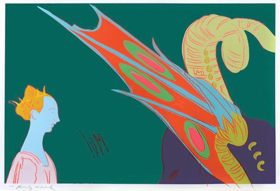 Andy Warhol, St. George and the Dragon, 1460 F.S. II 327, 1984