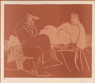 Pablo Picasso, L'Aubade, avec Femme Accoudee, 1959