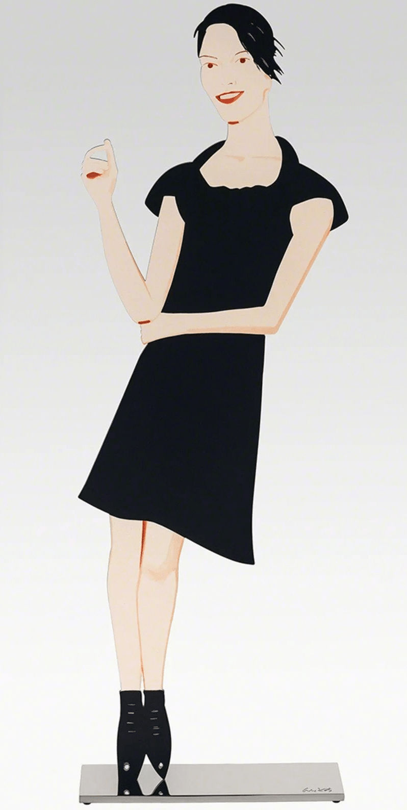 Alex Katz, Black Dress 2 (Carmen), 2018