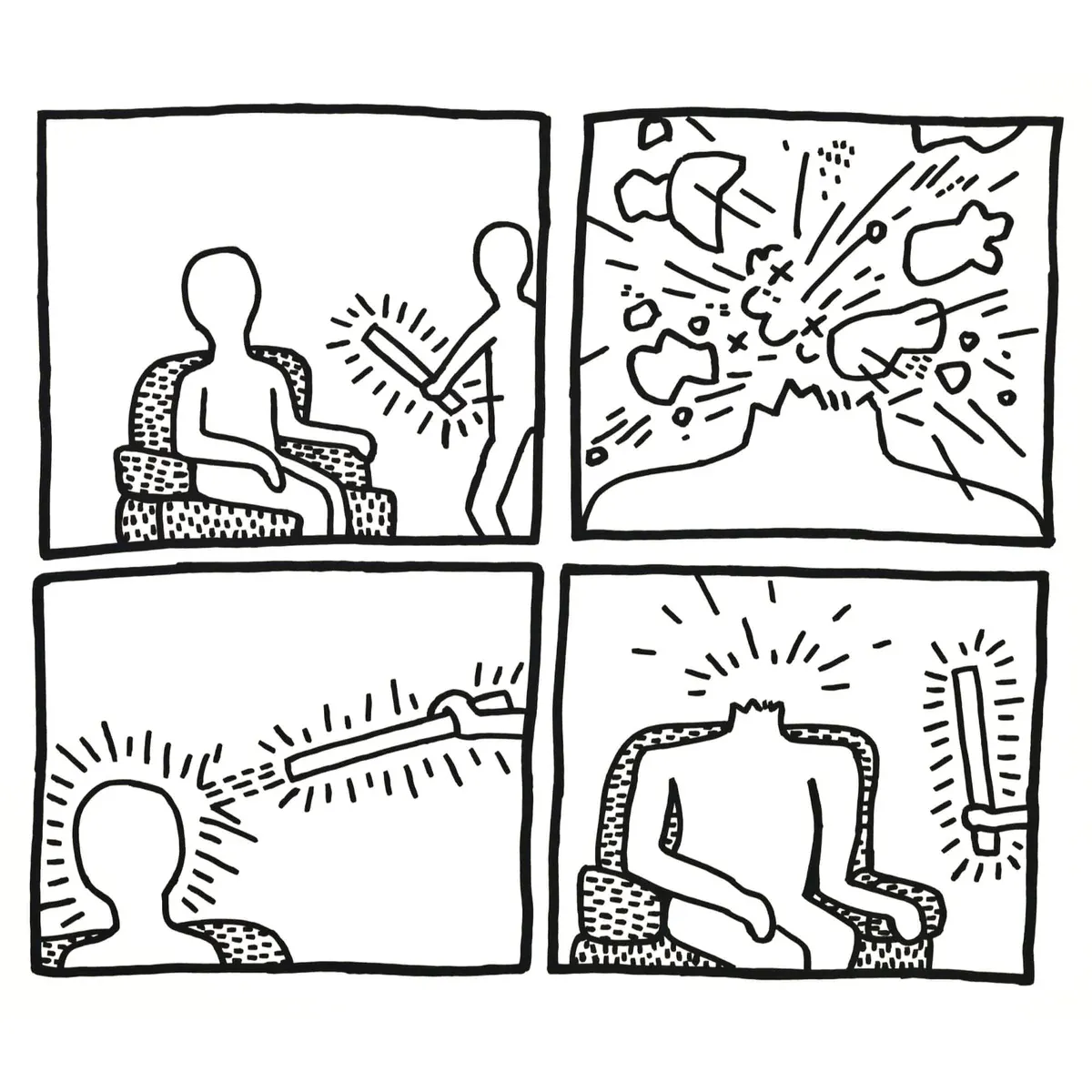 Keith Haring, The Blueprint Drawings (Complete Set), 1990