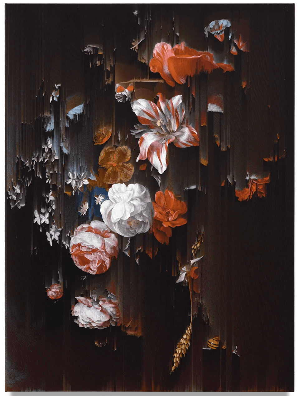 Gordon Cheung, New Order Flowers in a Vase (after Philip van Kouwenbergh, c. 1700),, 2022