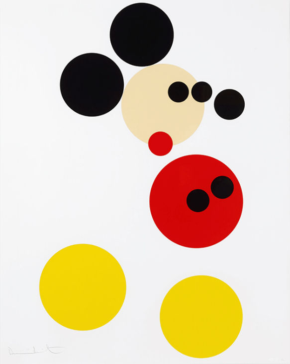 Damien Hirst, MIckey Mouse (Small), 2014
