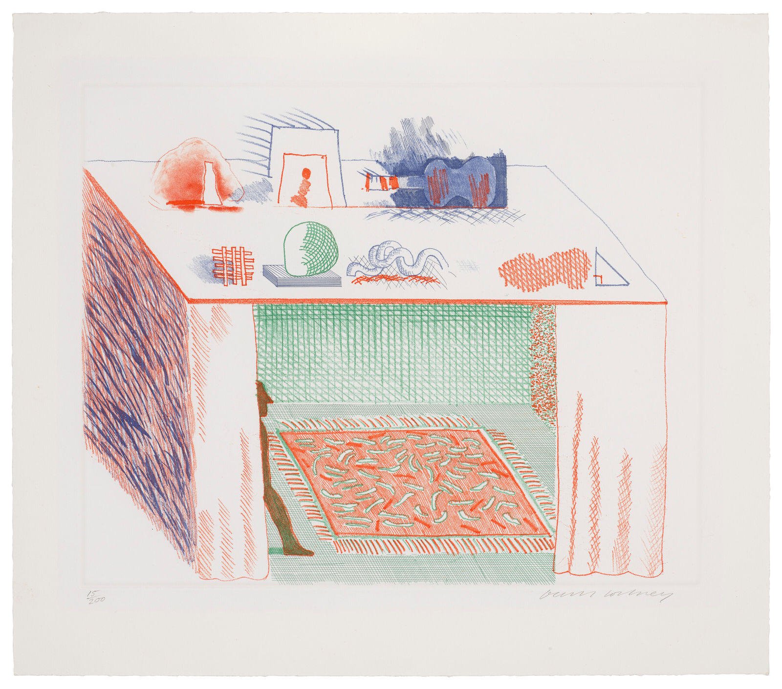 David Hockney, A Chiaroscuro , 1976-77