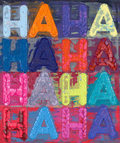 Mel Bochner, Haha, 2024