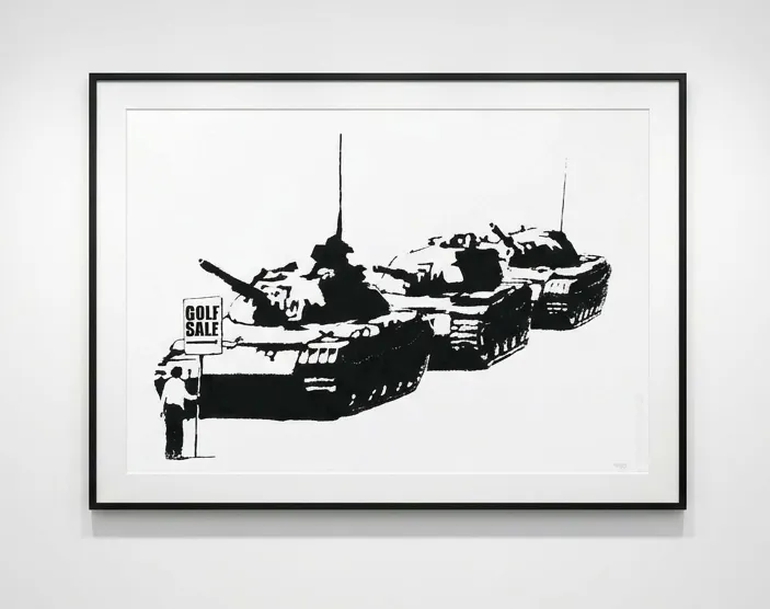 Banksy, Golf Sale (Unsigned) , 2003