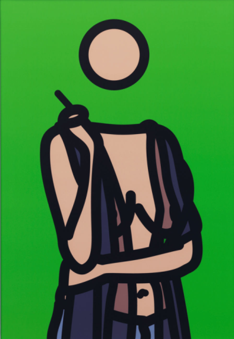 Julian Opie, Ruth With Cigarette 5, 2005-2006