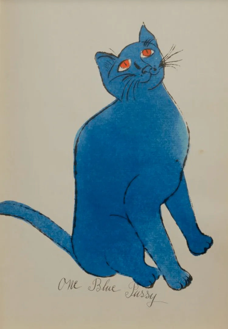 Andy Warhol, F.S. IV 68A, 25 Cats Named Sam, ca . 1954