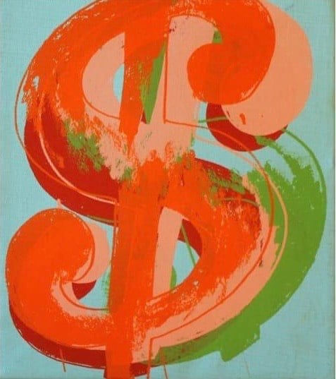 Andy Warhol, Dollar Sign, 1981