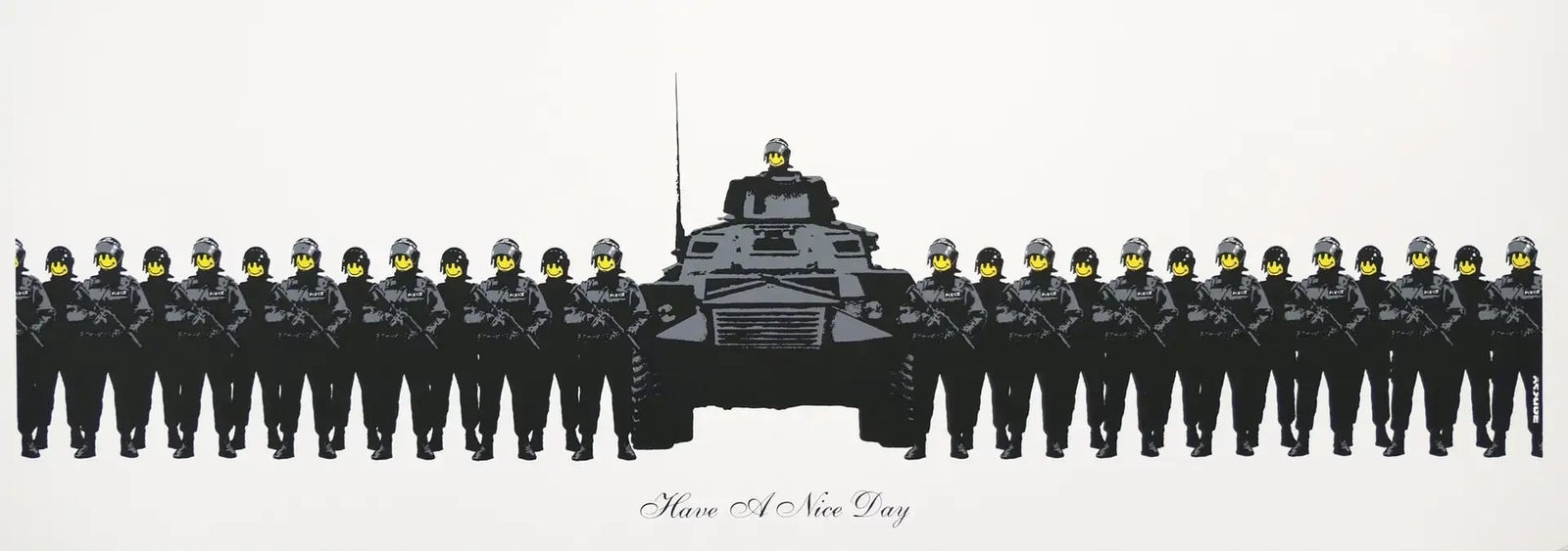 Banksy, Have A Nice Day (Unsigned), 2003