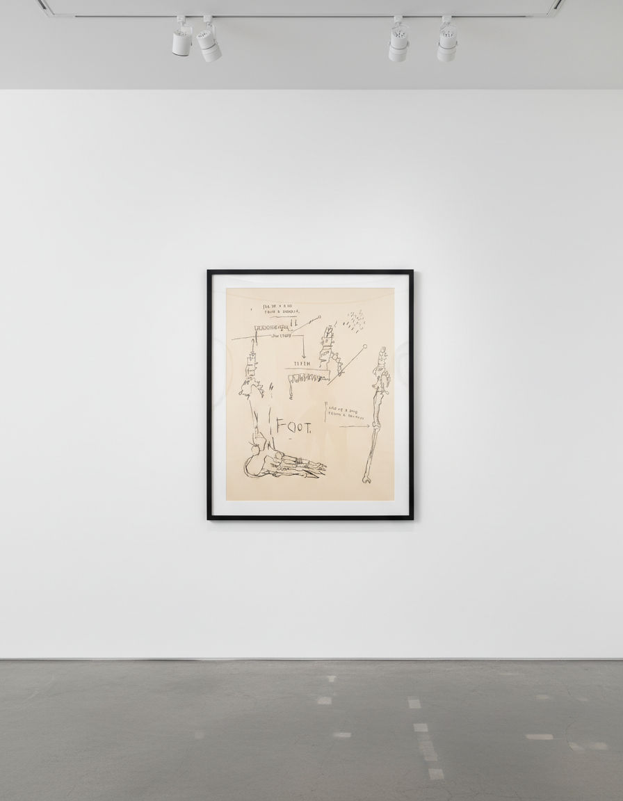 Jean-Michel Basquiat, Leg Of A Dog, 1983