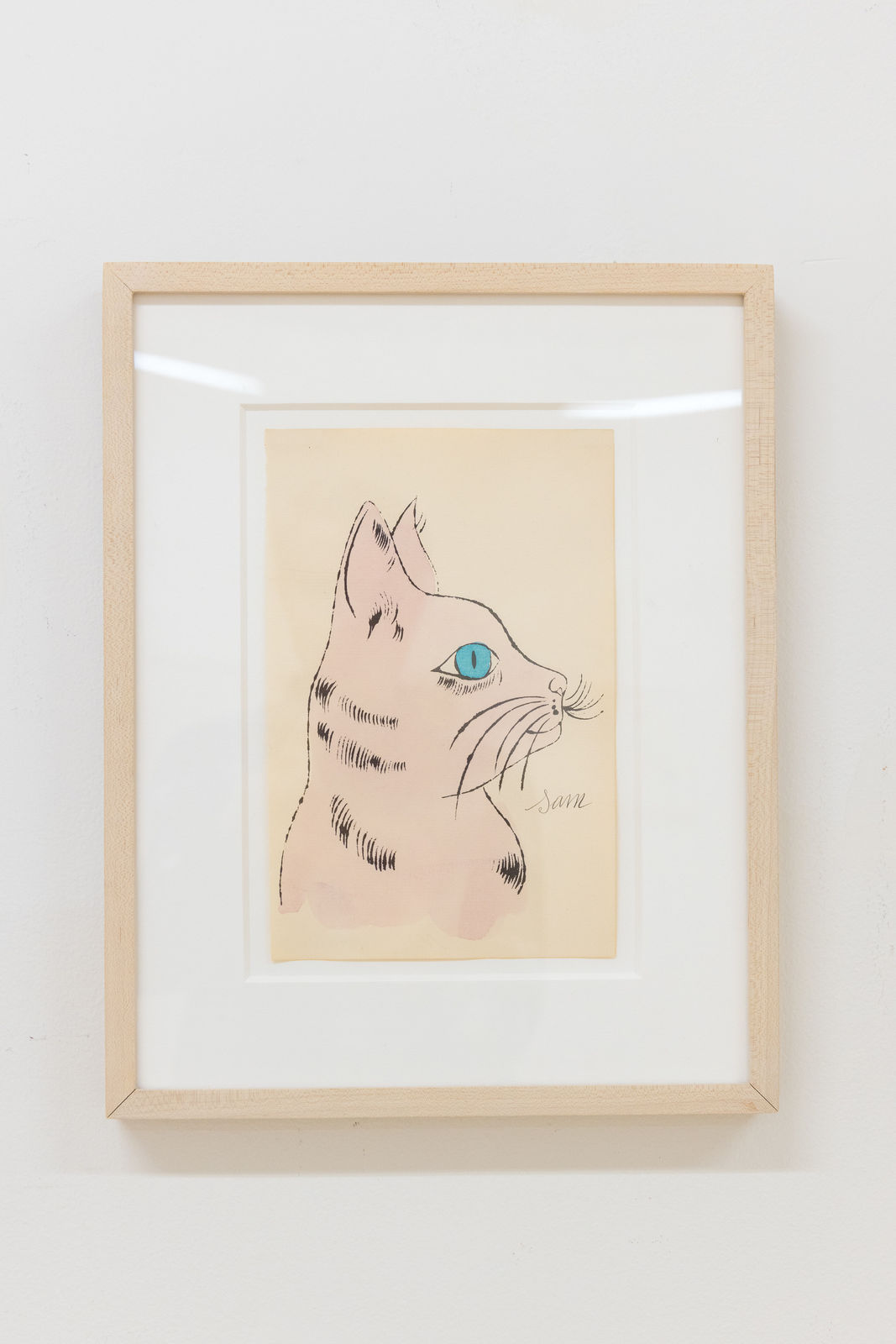 Andy Warhol, F.S. IV 57A, From 25 Cats Named Sam, ca . 1954