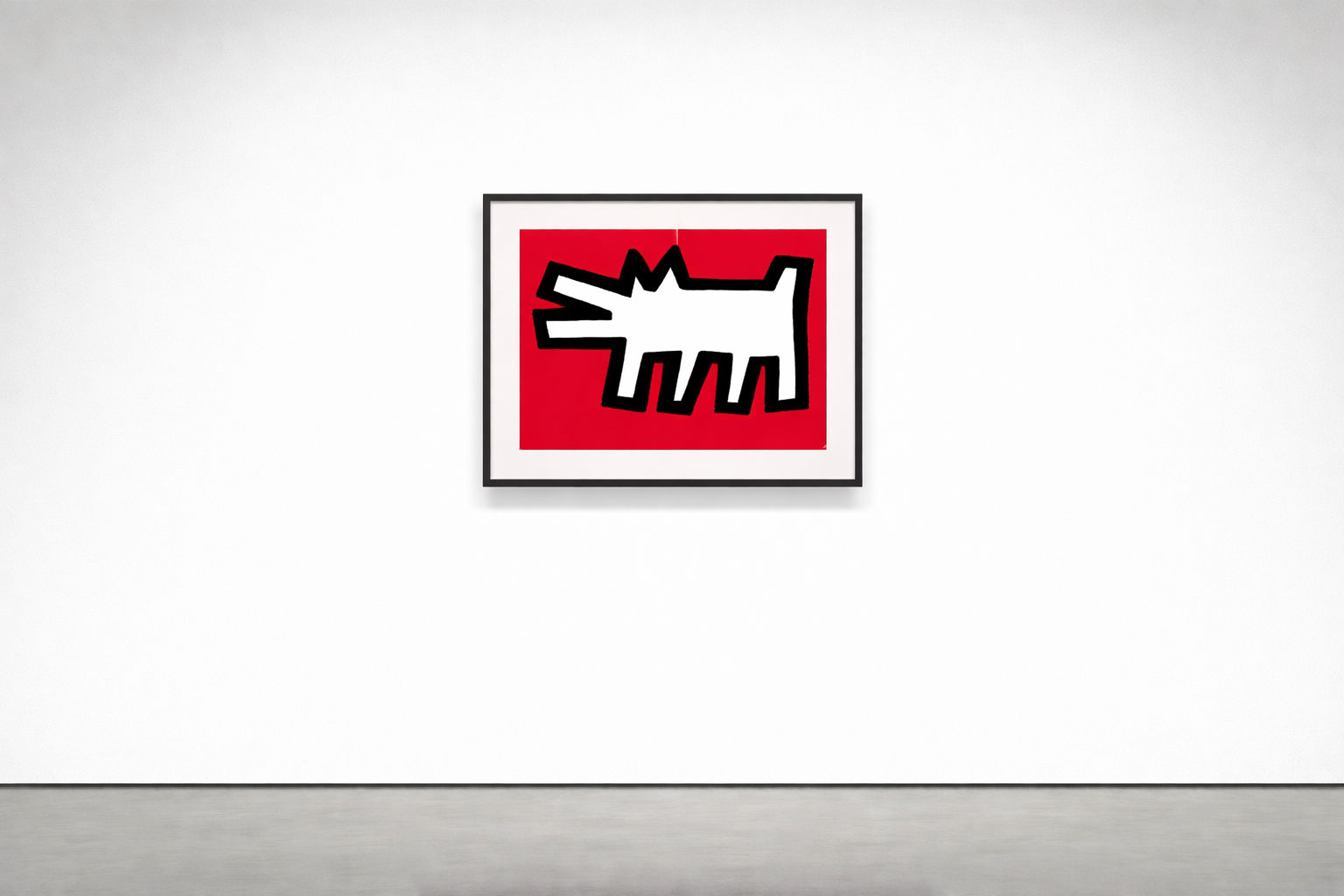 Keith Haring, Barking Dog from Icons, 1990