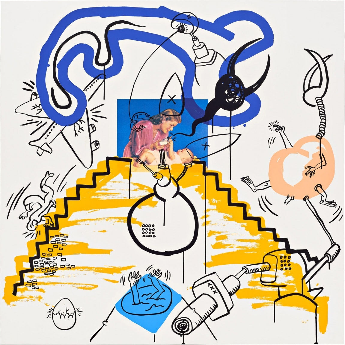 Keith Haring, Apocalypse 3 (Littmann PP. 102), 1988