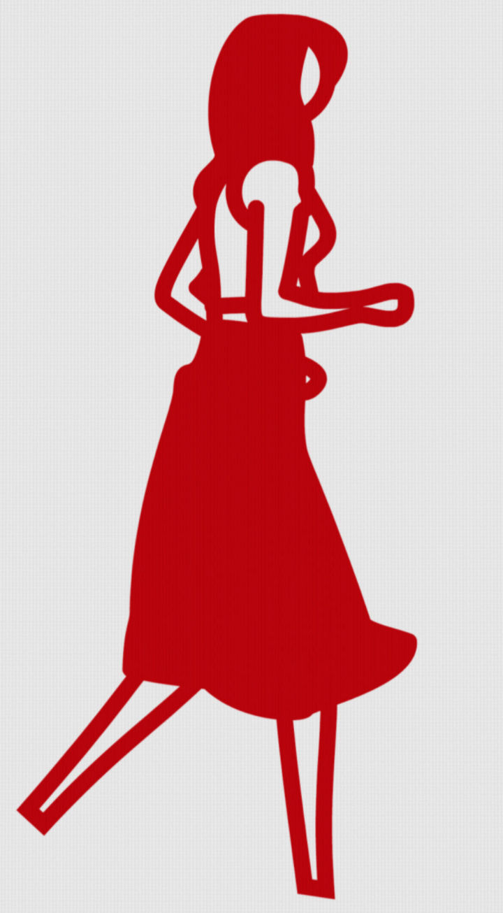 Julian Opie, Colored Runners 2, 2020